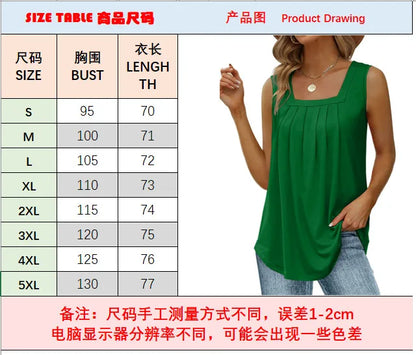 AverieLuxe Womens Cute Tank Tops Loose Fit Causal Summer U Neck Sleeveless Soft Womenswear